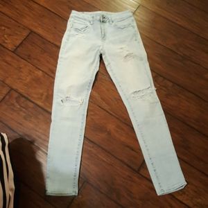 American Eagle Outfitters Light Blue Skinny Jeans